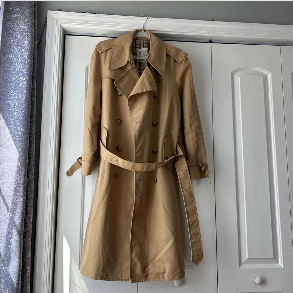 London Fog Trench Coat size L